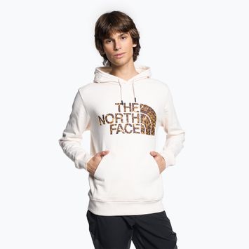 Мъжки суитшърт The North Face Standard gardenia white/coal brown water distortion print