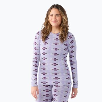Дамски термобельо Smartwool Merino 250 Baselayer Crew Boxed с дълъг ръкав violet flirt with me
