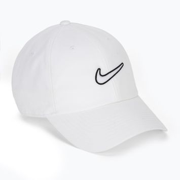 Шапка с козирка Nike Club Unstructured Swoosh white/white