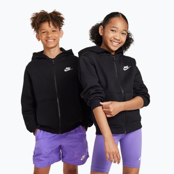 Детски суитшърт Nike Sportswear Club Fleece black/white