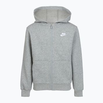 Детски суитшърт Nike Sportswear Club Fleece dark grey heather/base grey/white