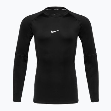 Мъжка блуза за тренировка с дълъг ръкав Nike Pro Dri-Fit Tight Fitness black/white