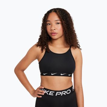 Детски спортен сутиен Nike One black/white