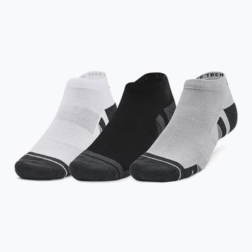 Under Armour Performance Tech Low чорапи 3 чифта сиво/бяло/струйно сиво