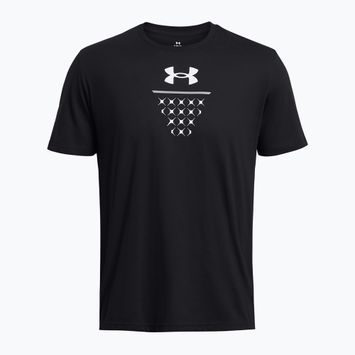 Мъжка тениска Under Armour Basketball Net Icon black/ white