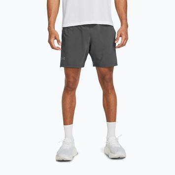 Мъжки къси панталони за бягане Under Armour Launch Elite 2In1 7'' castelrock/castelrock/reflective