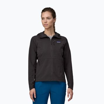 Дамско софтшел яке Patagonia R1 CrossStrata Hoody black