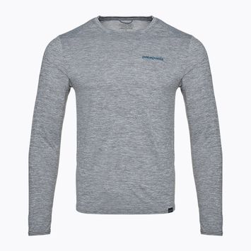 Мъжка блуза с дълъг ръкав Patagonia Cap Cool Daily Graphic Shirt-Waters boardshort logo abalone blue/feather grey