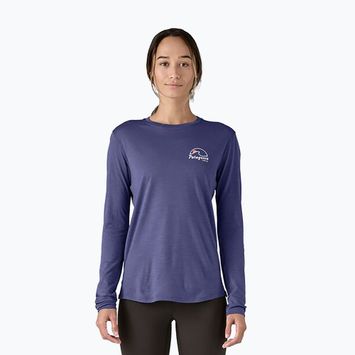 Дамски ръкав Patagonia Cap Cool Merino Blend Graphic imagine moon longsleeve: solstice purple