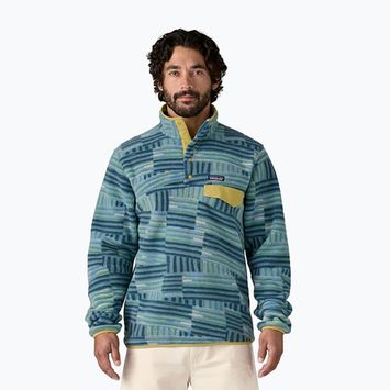 Мъжки потник Patagonia LW Synch Snap-T P/O quilty fitz/wetland blue trekking