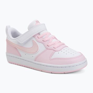 Детски обувки Nike Court Borough Low Recraft white/pink foam
