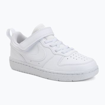 Детски обувки Nike Court Borough Low Recraft white/white/white