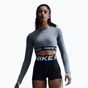 Дамски топ с дълъг ръкав за тренировка Nike Pro 365 Dri-Fit smoke grey/heather