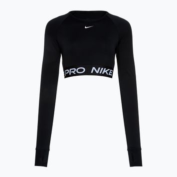 Дамска блуза с дълъг ръкав за тренировка Nike Pro 365 Dri-Fit black/white