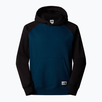 Мъжки суитшърт The North Face Heritage Hoodie midnight petrol/ black