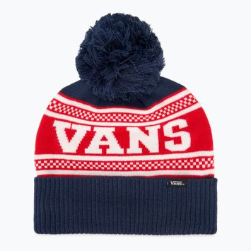 Зимна шапка Vans Vans Check Pom Beanie dress blues