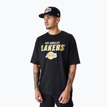 Мъжка тениска New Era Team Script OS Tee Los Angeles Lakers black