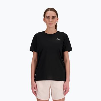 Дамска тениска за бягане New Balance Essentials SS черна