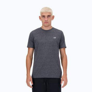 Мъжка тениска New Balance Sport Essentials Heathertech black heather