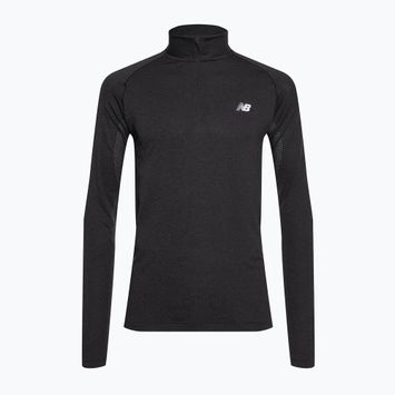 Мъжки суитшърт New Balance Athletics Seamless 1/4 ZIP black