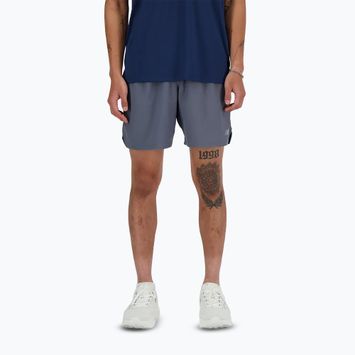 Мъжки шорти за бягане New Balance RC Seamless 7" graphite