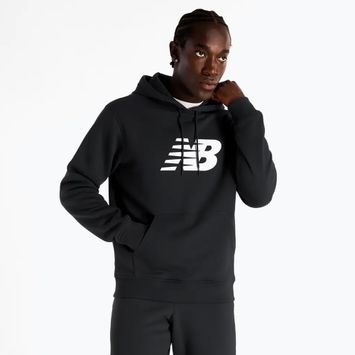 Мъжки суитшърт New Balance Core Brushed Hoodie black