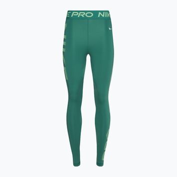 Дамски тренировъчен клин Nike Pro Dri-FIT Mid-Rise 7/8 Graphic bicoastal/vapour green/white