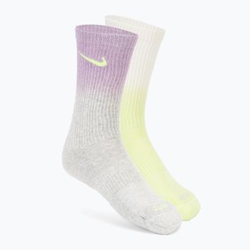 Чорапи Nike Everyday Plus 2 чифта multicolor/violet