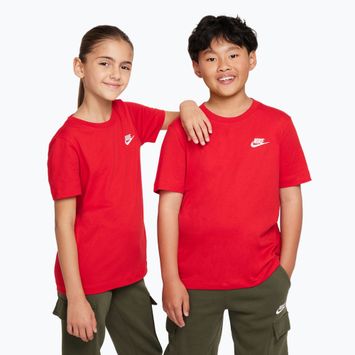 Детска тениска Nike Sportswear university red