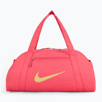 Дамска чанта за тренировки Nike Gym Club 24 l aster pink/ aster pink/ volt