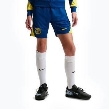 Детски футболни шорти Nike FC Barcelona Strike SE Jr gym blue/opti yellow/opti yellow