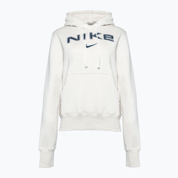 Дамски суитшърт Nike Sportswear Phoenix Fleece HM9751 light orewood brn/white/armory navy