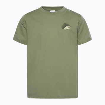 Детска тениска Nike Sportswear Standard Issue oil green