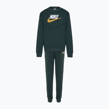 Детски спортен костюм Nike Sportswear в зелено/бяло