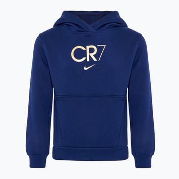 Детски суитчър Nike CR7 Club Fleece blue void/metallic gold