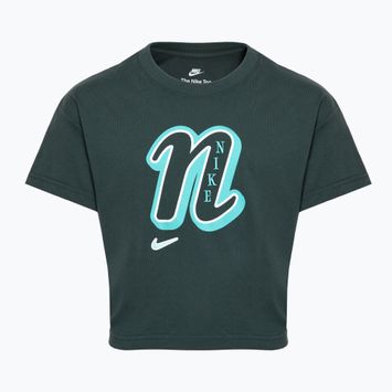 Детска тениска Nike Sportswear vintage green