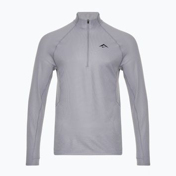 Мъжки суитшърт за бягане Nike Trail Dri-Fit 1/2 Zip cement grey/black