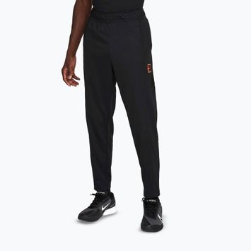 Mъжки тенис панталони Nike Court Heritage black/black