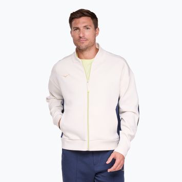 Мъжко яке за бягане HOKA Kaitoro Knit alabaster / versity navy