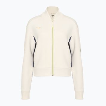 Дамско яке за бягане HOKA Kaitoro Knit alabaster / varsity navy
