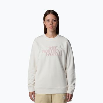 The North Face дамски суитшърт Drew Peak Light Crew бяла дюна/метално розово