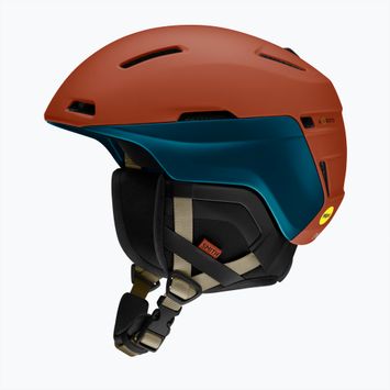 Скиорска каска Smith Accel MIPS matte rust steel