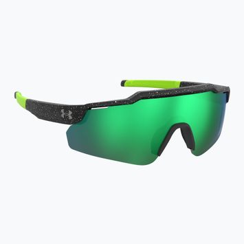 Слънчеви очила за деца Under Armour Levelup Jr S3 модел черно бяло/зелено многослойно