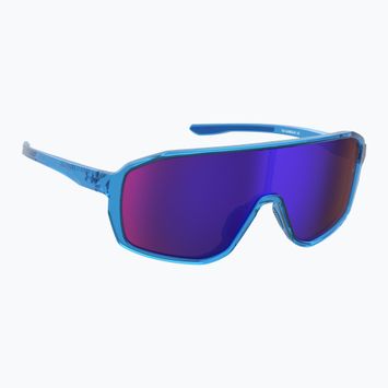 Детски слънчеви очила Under Armour Gameday Jr S3 blue crystal/infrared