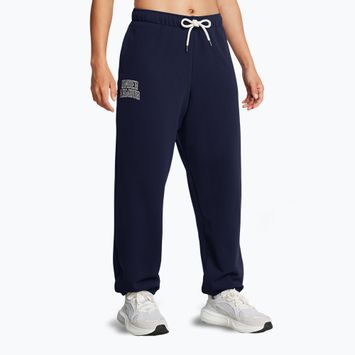 Дамски панталон Under Armour Icon Heavyweight Terry Oversized midnight navy/summit white