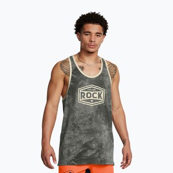 Мъжки потник за тренировка Under Armour Project Rock Racer clay green/silt