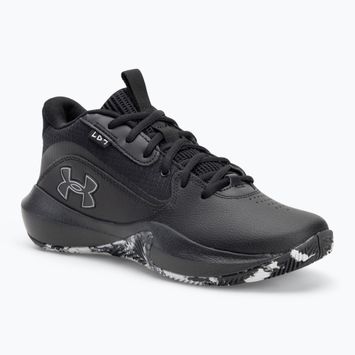 Under Armour Lockdown 7 баскетболни обувки черно/черно/металическо сребро