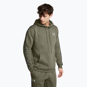 Мъжки суитшърт Under Armour Icon Fleece HD морско зелено/бяло