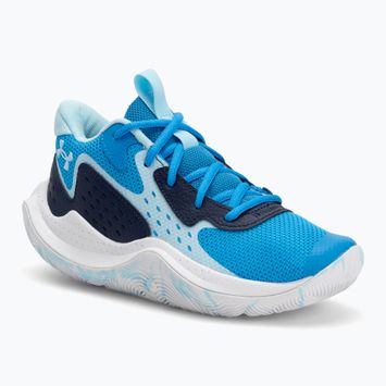 Детски баскетболни обувки Under Armour Grade School Jet '23 electric blue/midnight navy/stream