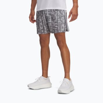 Мъжки къси панталони за бягане Under Armour Launch 7" Print mod gray / steel / reflective